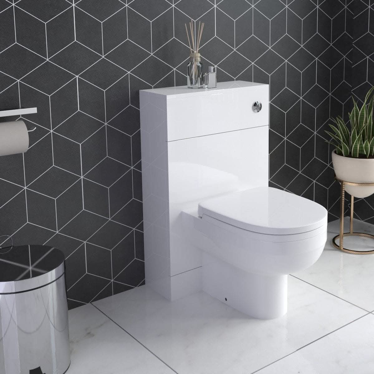 Venus Modern Bathroom Suite (Mid-Edged Basin)