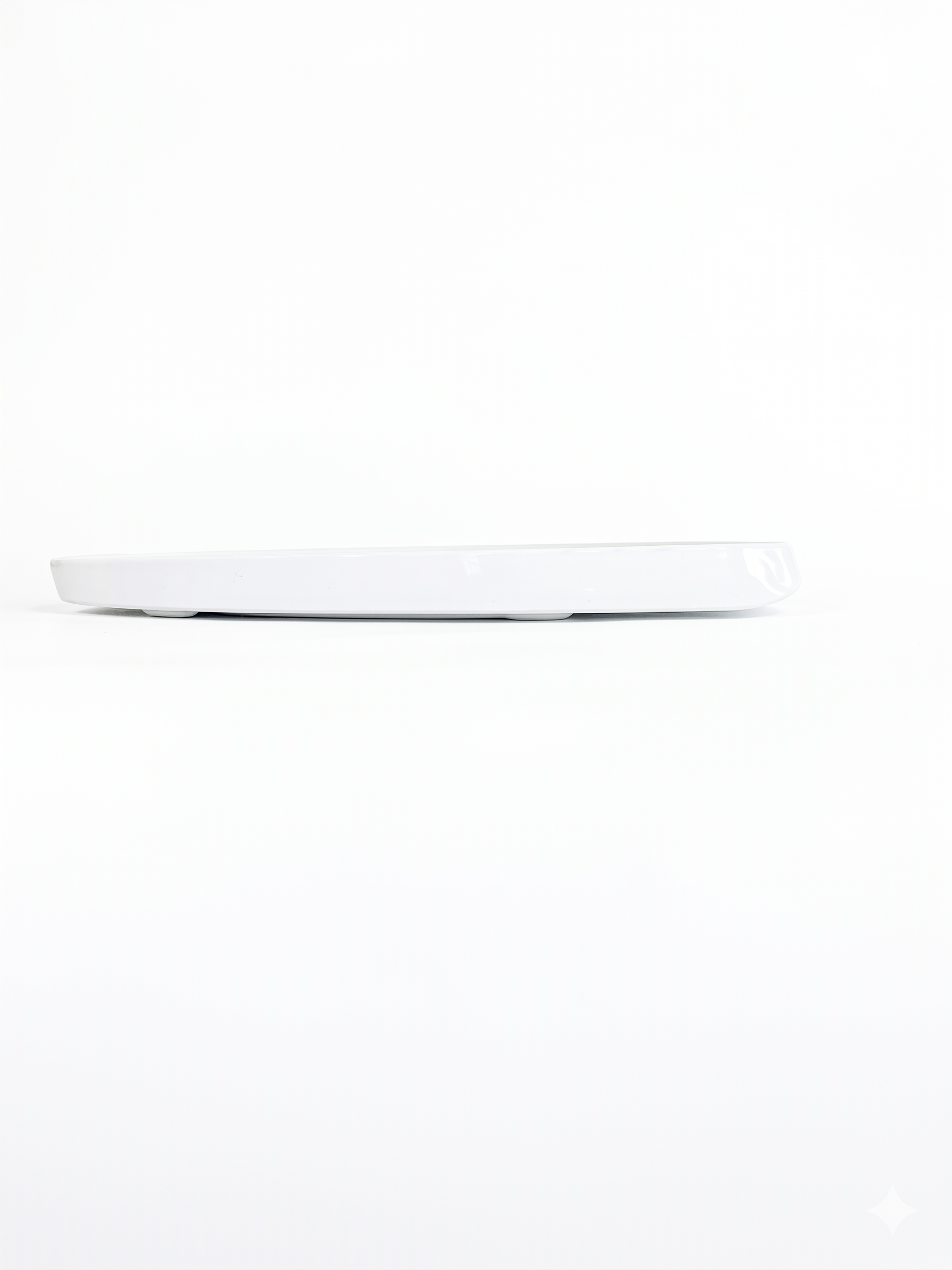 VeeBath Standard Gloss White Soft Close Toilet Seat - Durable Universal Fit with Top-Fix Installation
