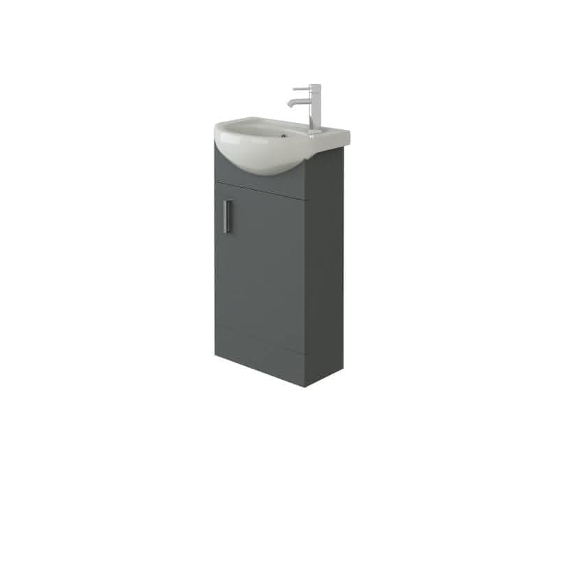 Petite Modern Flooratanding Bathroom Suite