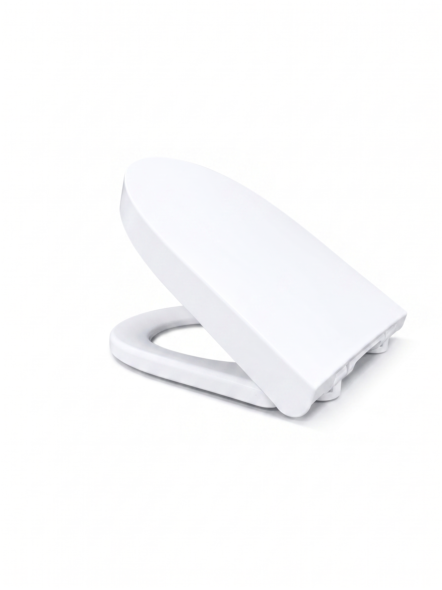 Dezire Palma Premium Urea-Formaldehyde (UF) Soft Close Toilet Seat - Scratch-Resistant Gloss White with Quick-Release Top-Fix Hinges