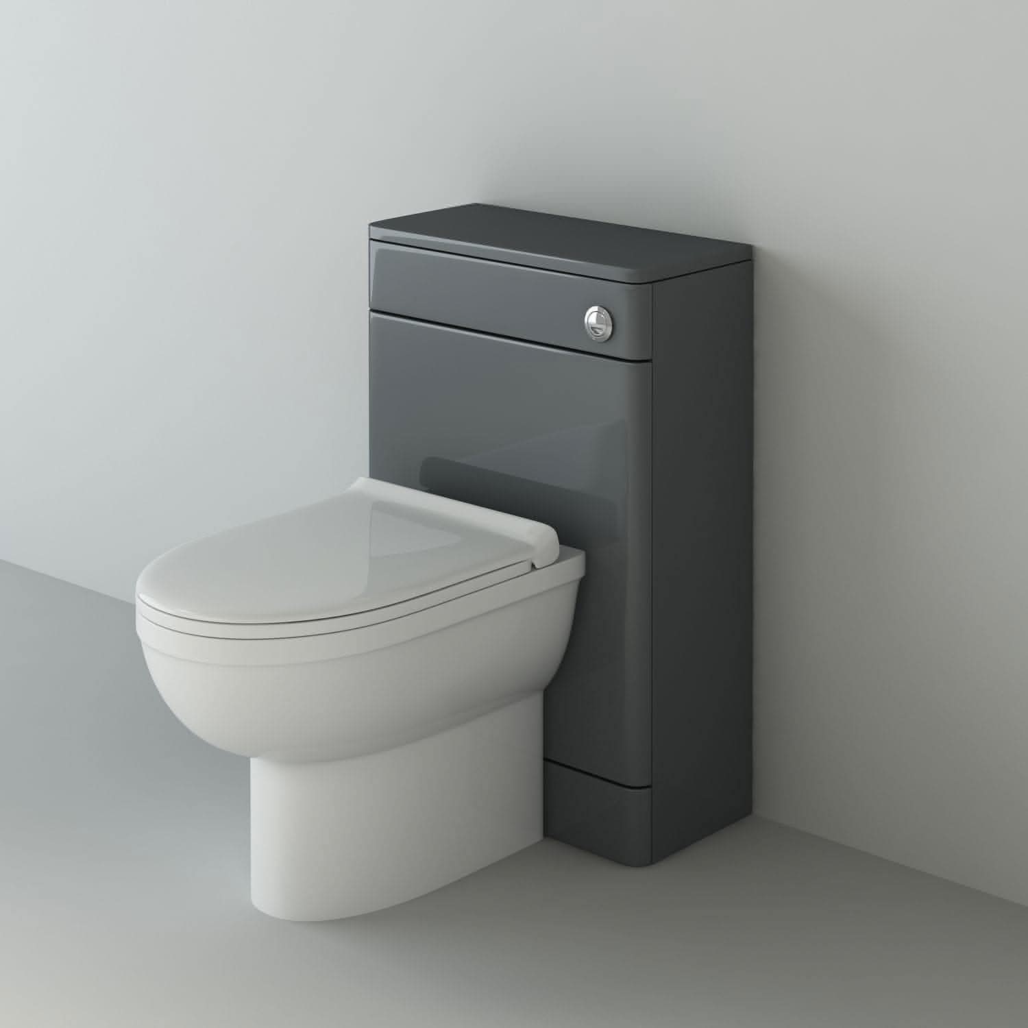 Solar Modern Bathroom Suite - 600mm Wide Unit
