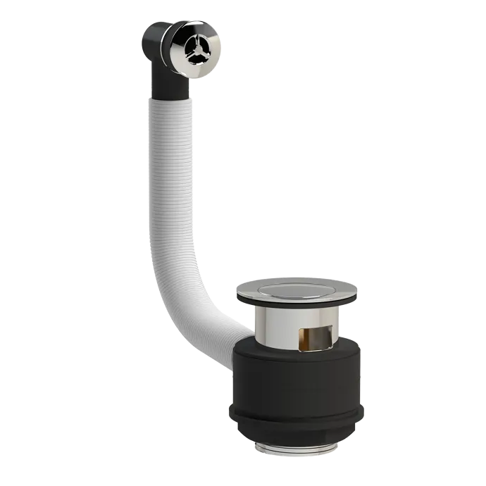 Pebble Pop-Up Basin Waste With Overflow