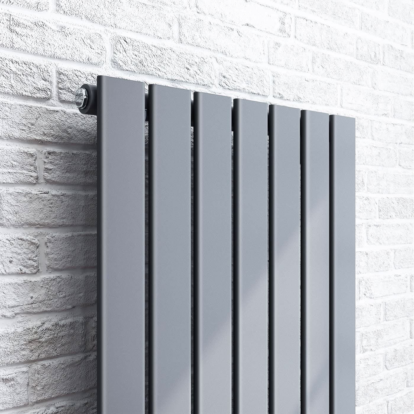iBathUK Apex Vertical Single Slim Flat Panel Radiator, Designer Radiators, Slim Radiator