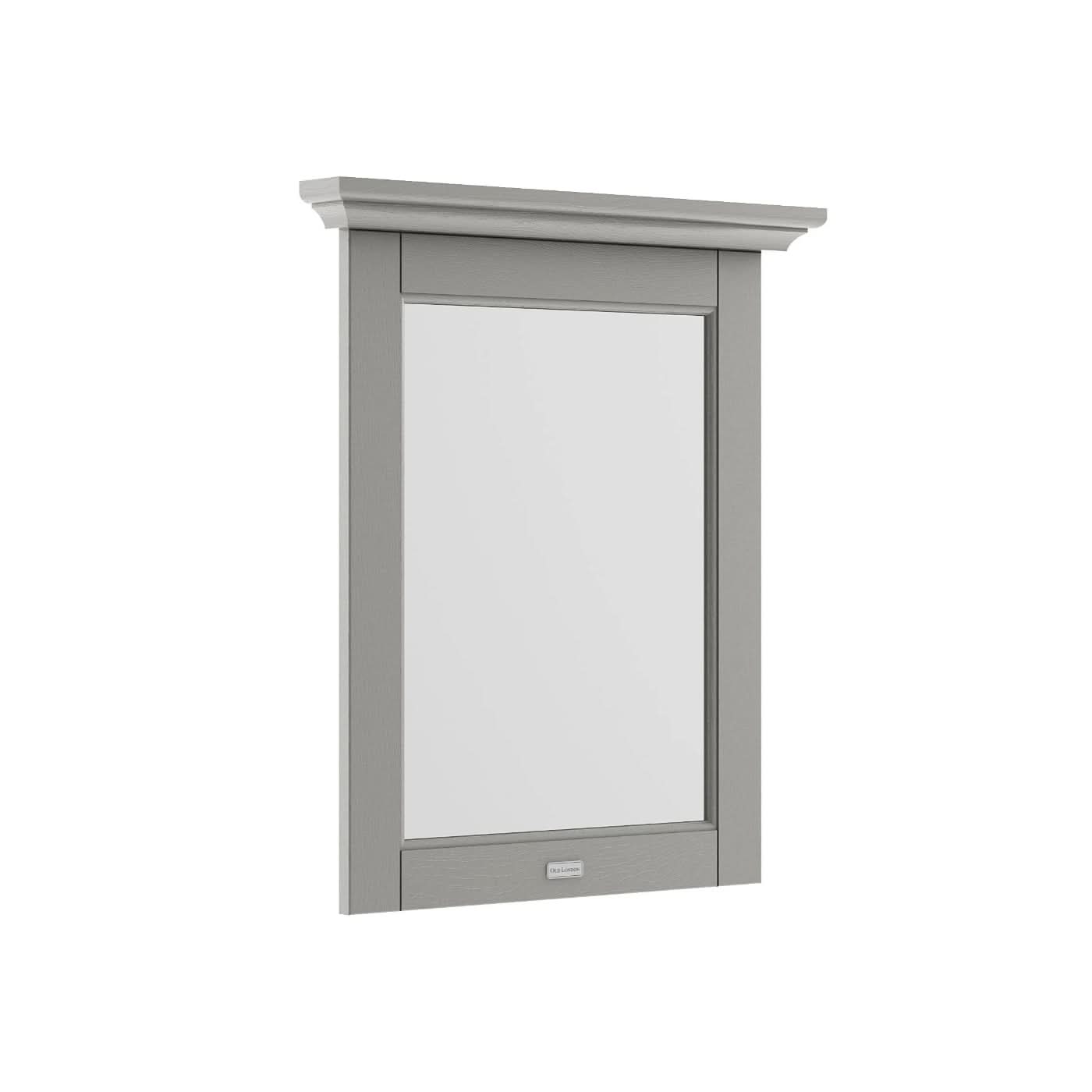 Woodgrain Non Illuminated Mirror Cabinet - 600mm x 694mm