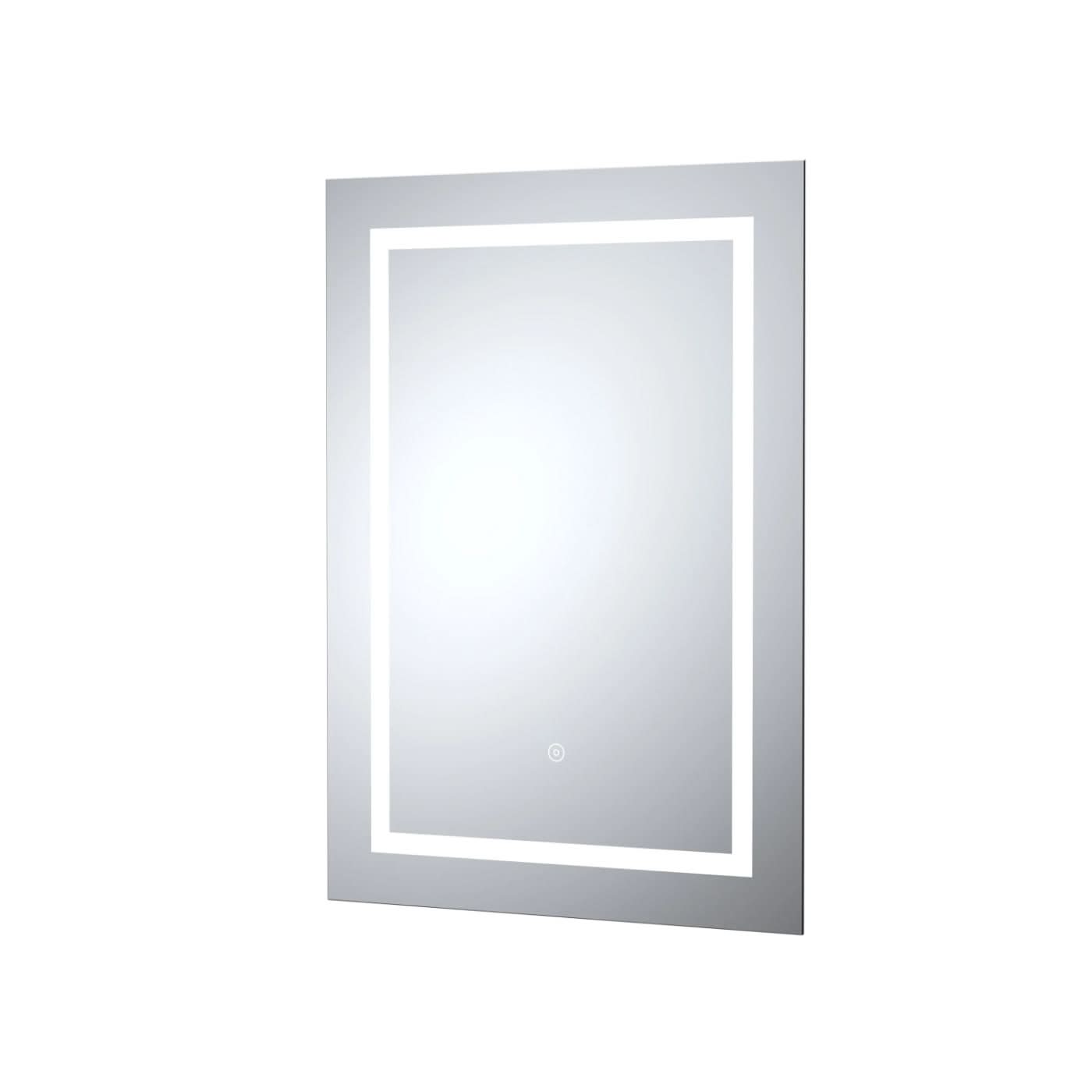Modena Touch Sensor Rectangular Illuminated Mirror - 700mm x 500mm