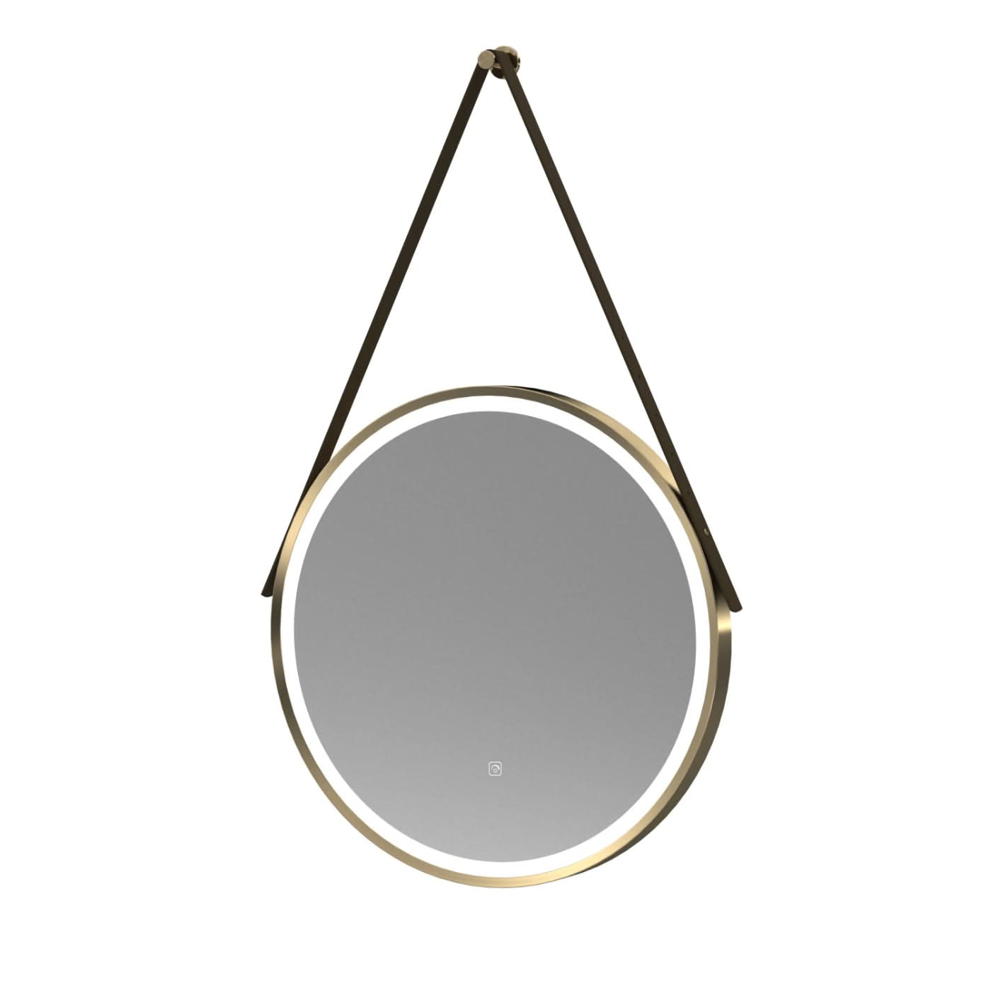 Aria Round Touch Sensor Framed Illuminated Mirror