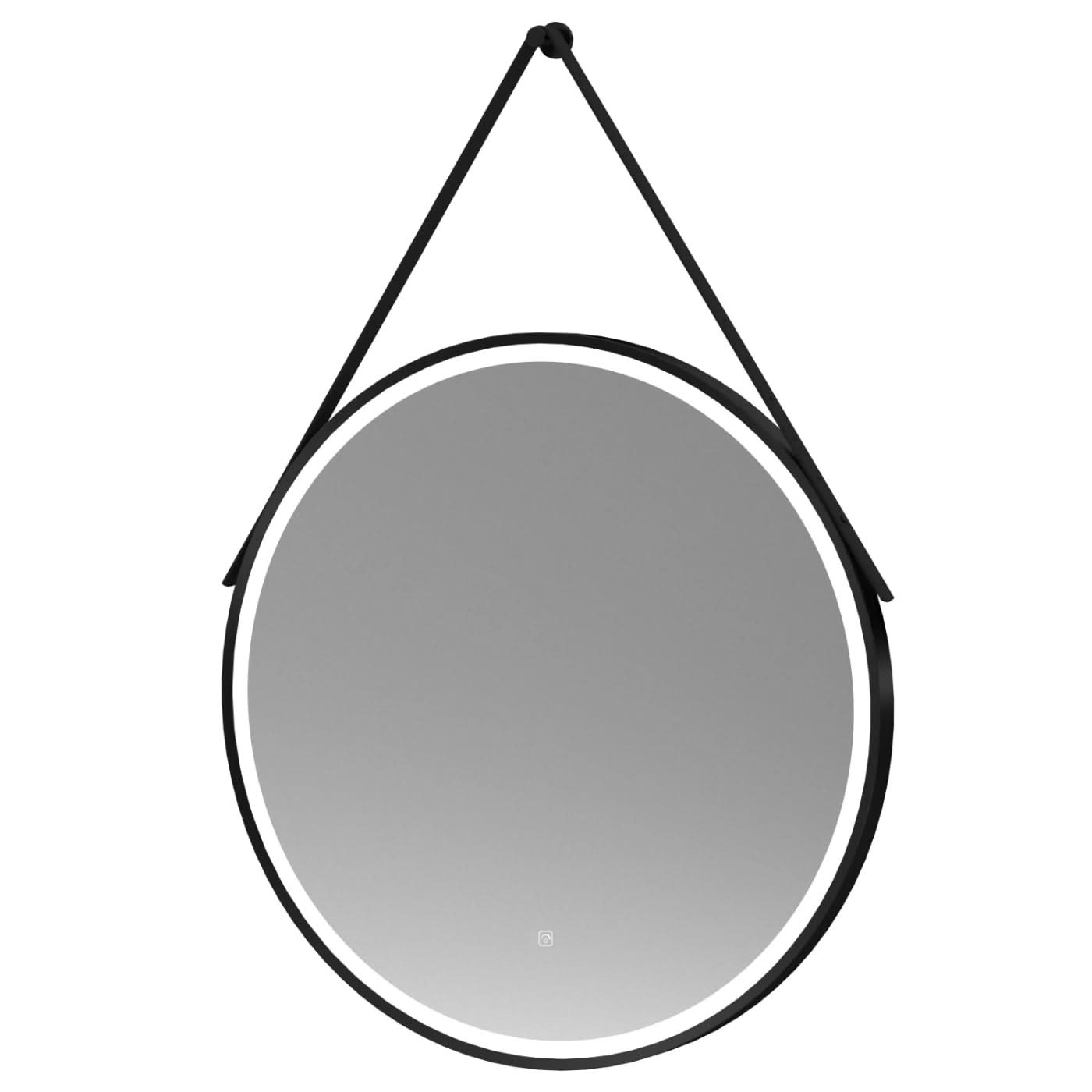 Aria Round Touch Sensor Framed Illuminated Mirror