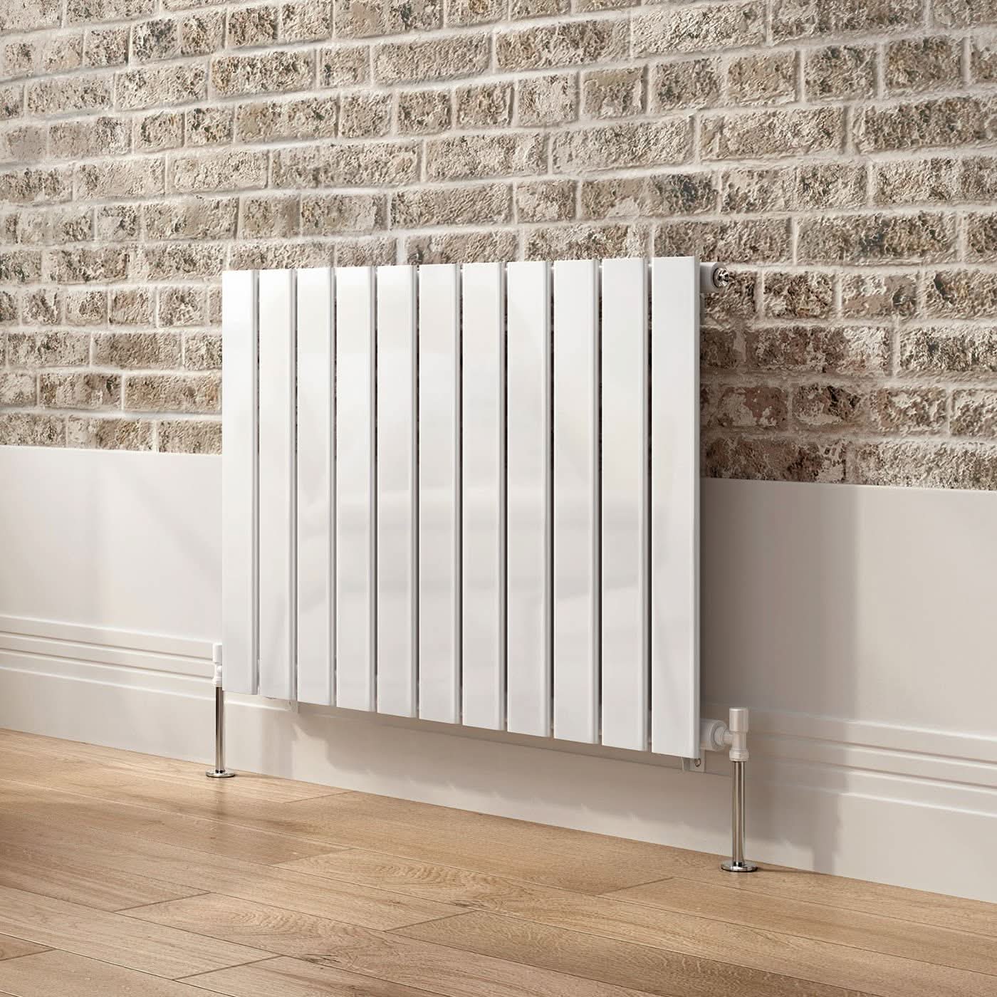 iBathUK Apex Horizontal Single Panel Slim Radiator, Designer Heating Radiators