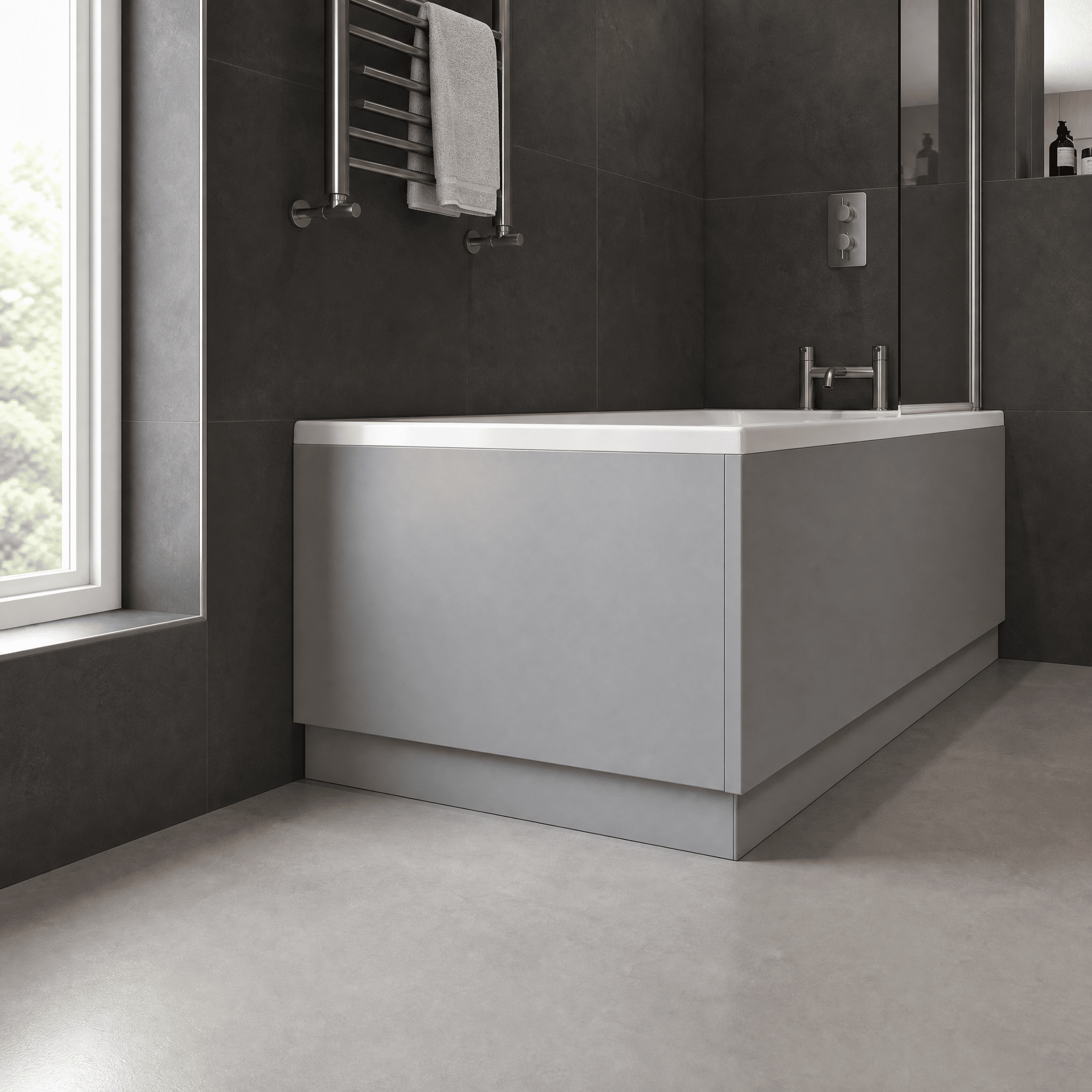 Solvex End Bath Panel with Plinth