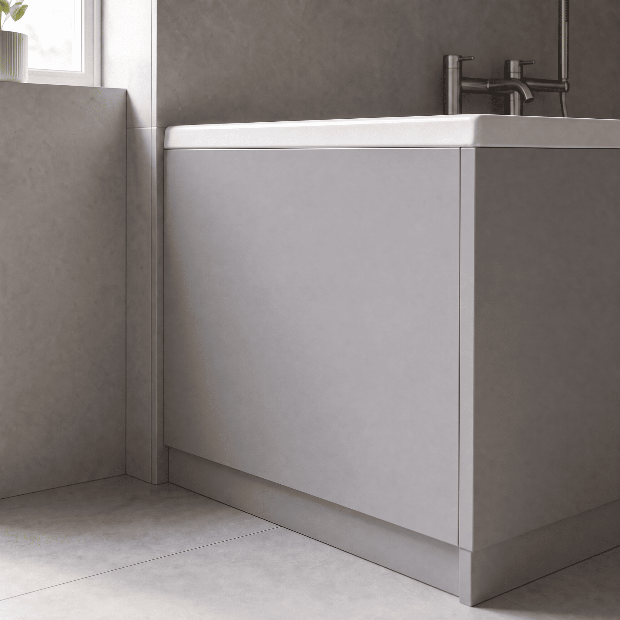 Solvex End Bath Panel with Plinth