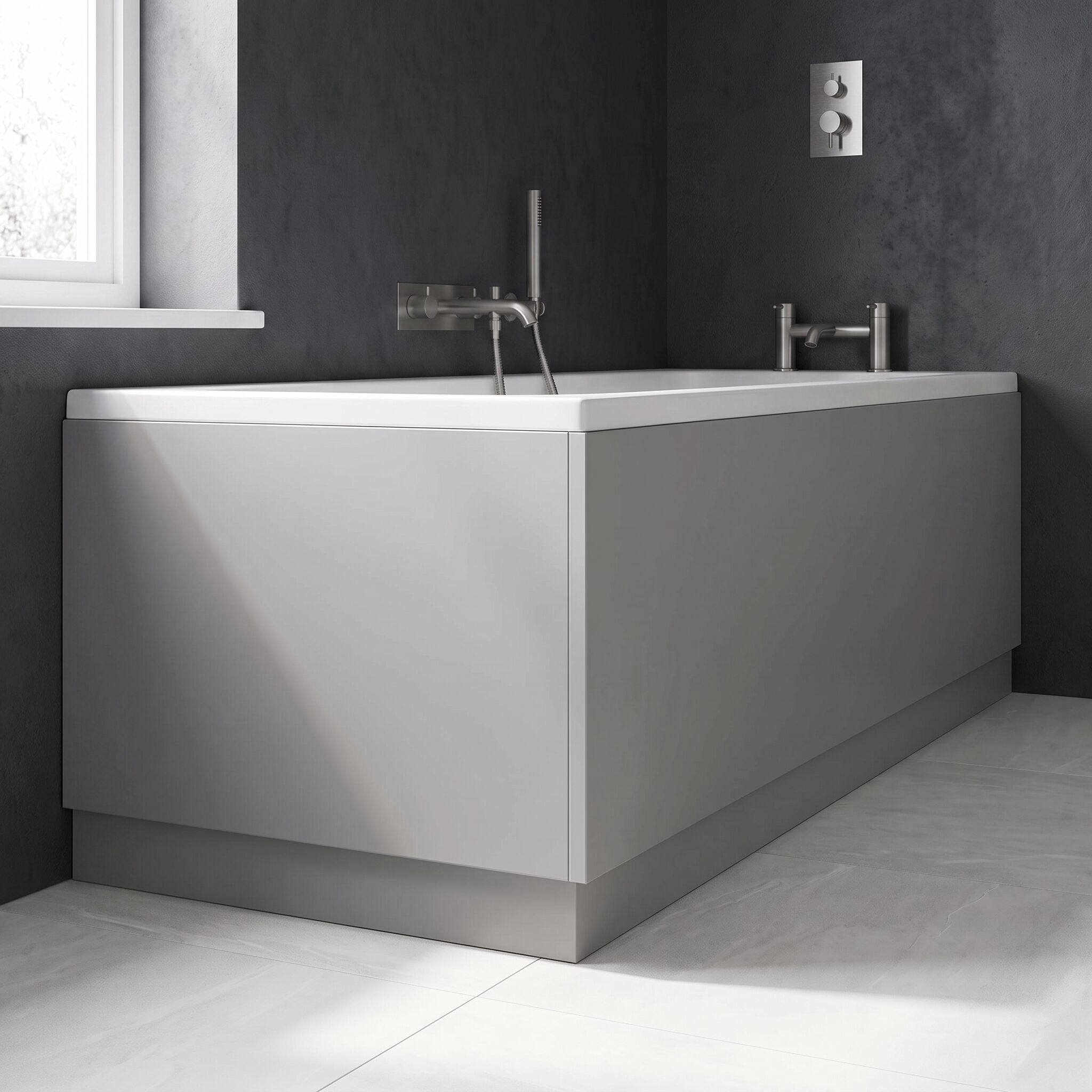 Solvex End Bath Panel with Plinth