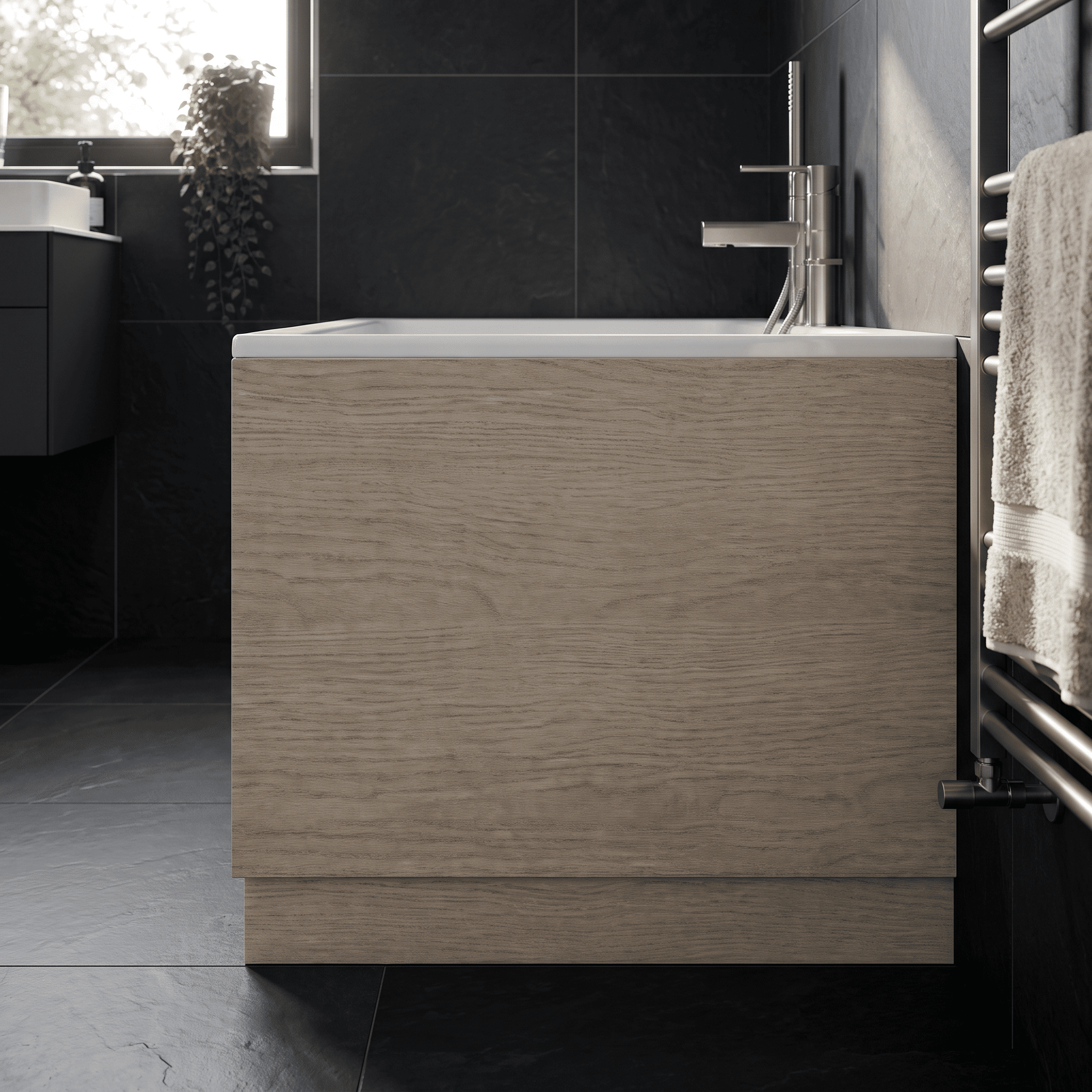 Solvex End Bath Panel with Plinth