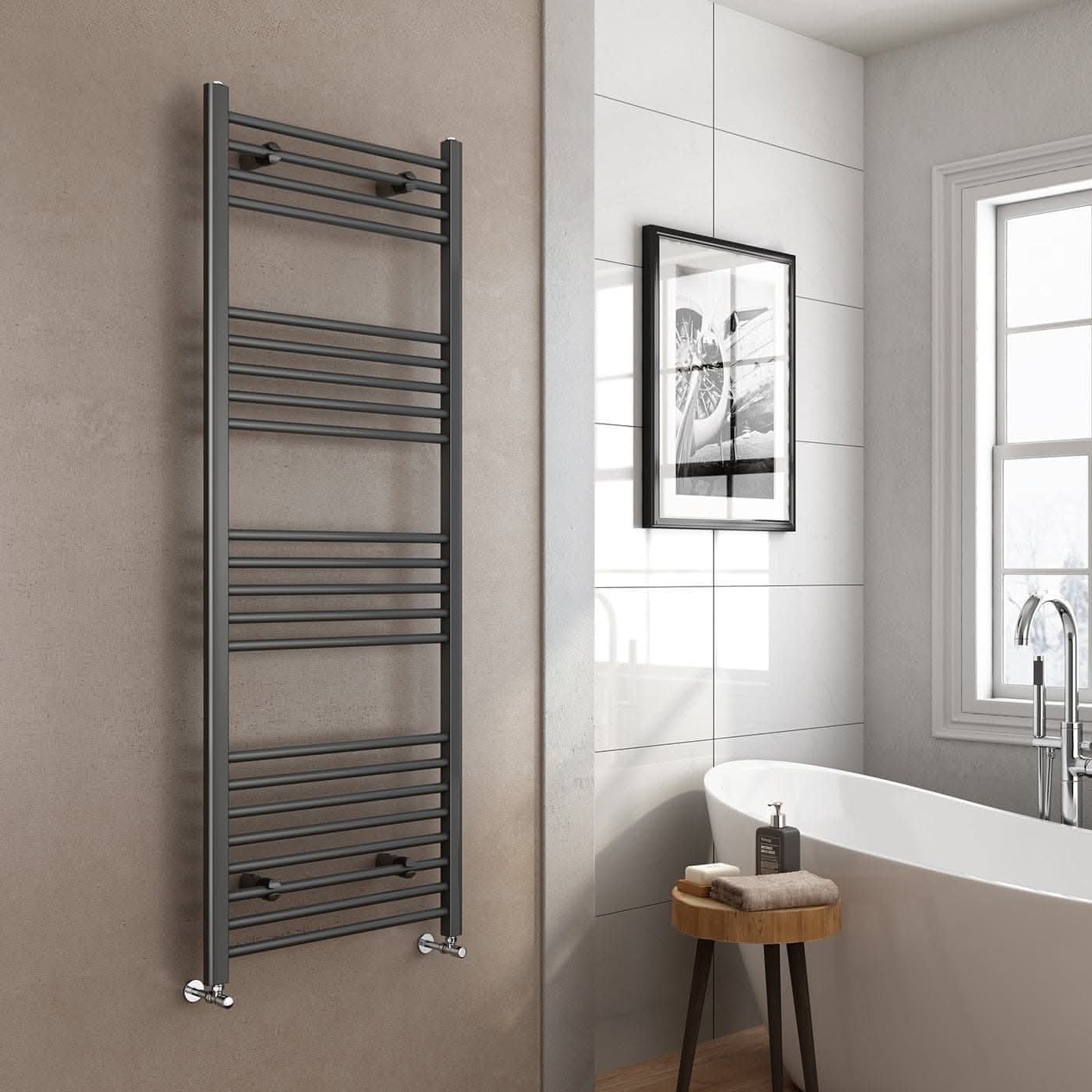 Straight Heated Towel Rail Bathroom Radiator