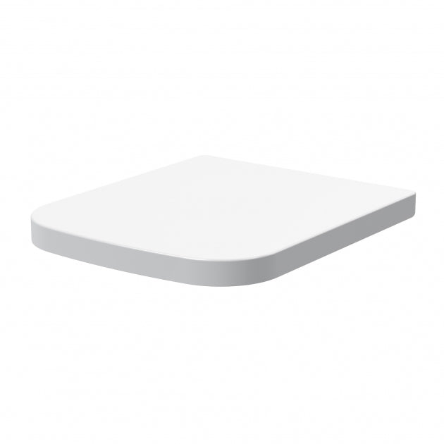 Nio Square Wrapover Soft Close Toilet Seat - White