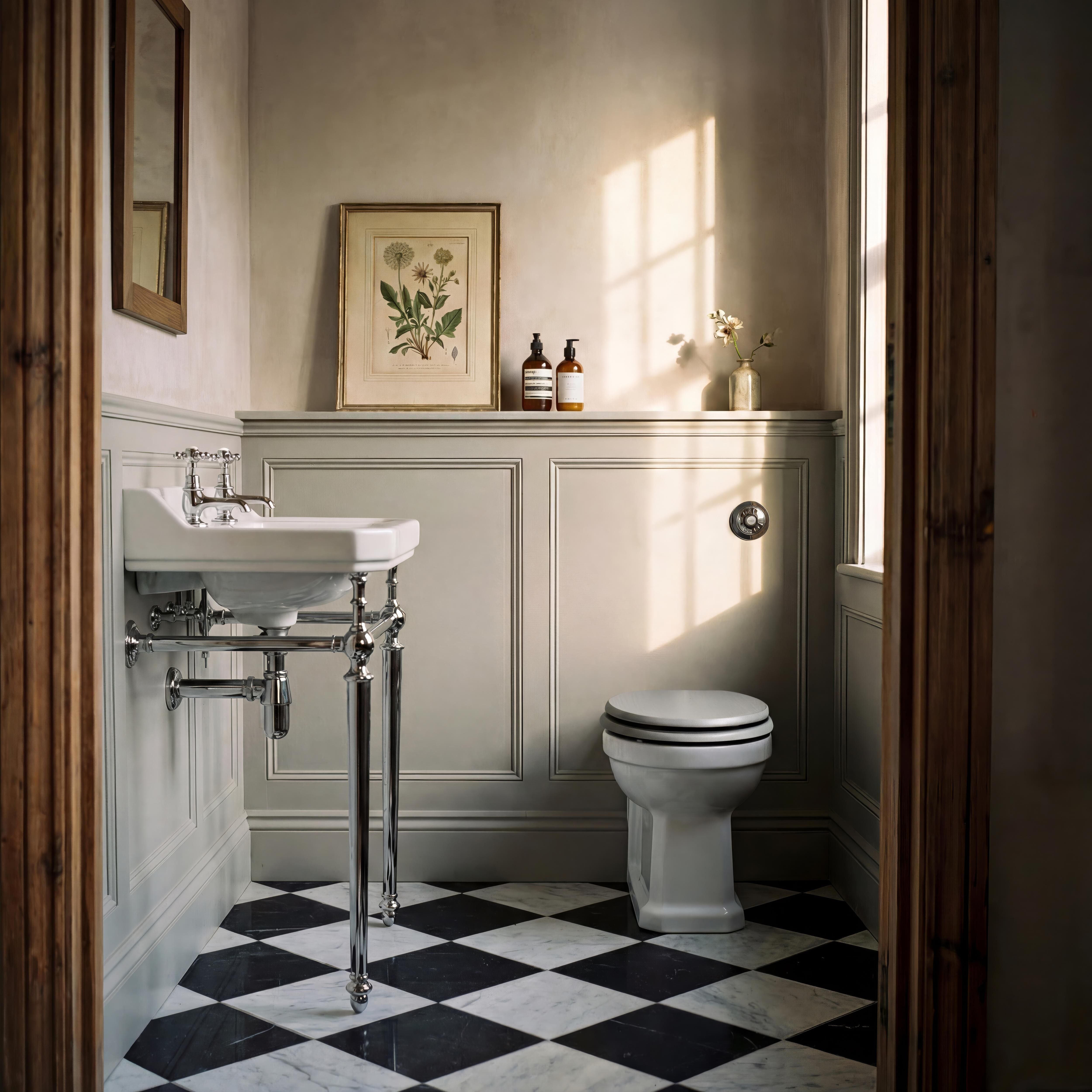Classique Comfort Height Back to Wall Toilet with Seat Options - White