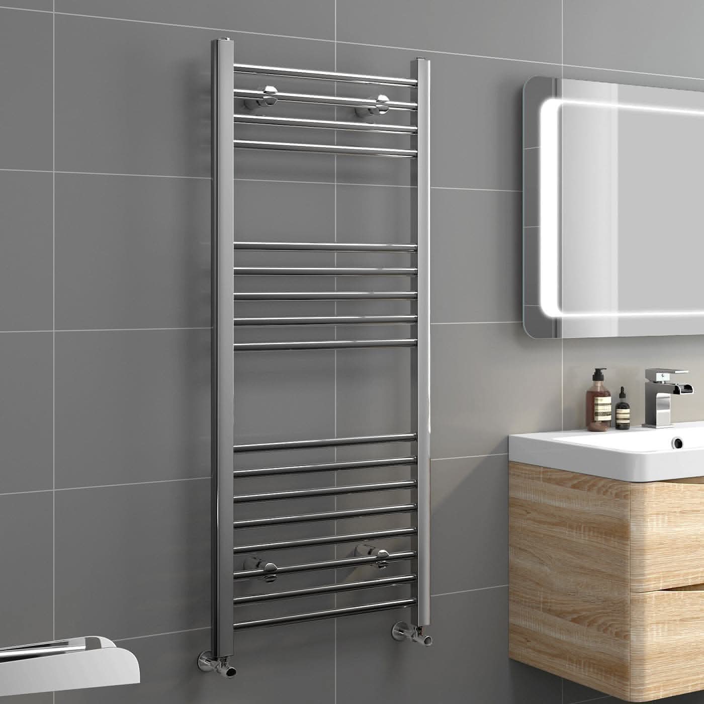 Straight Heated Towel Rail Bathroom Radiator