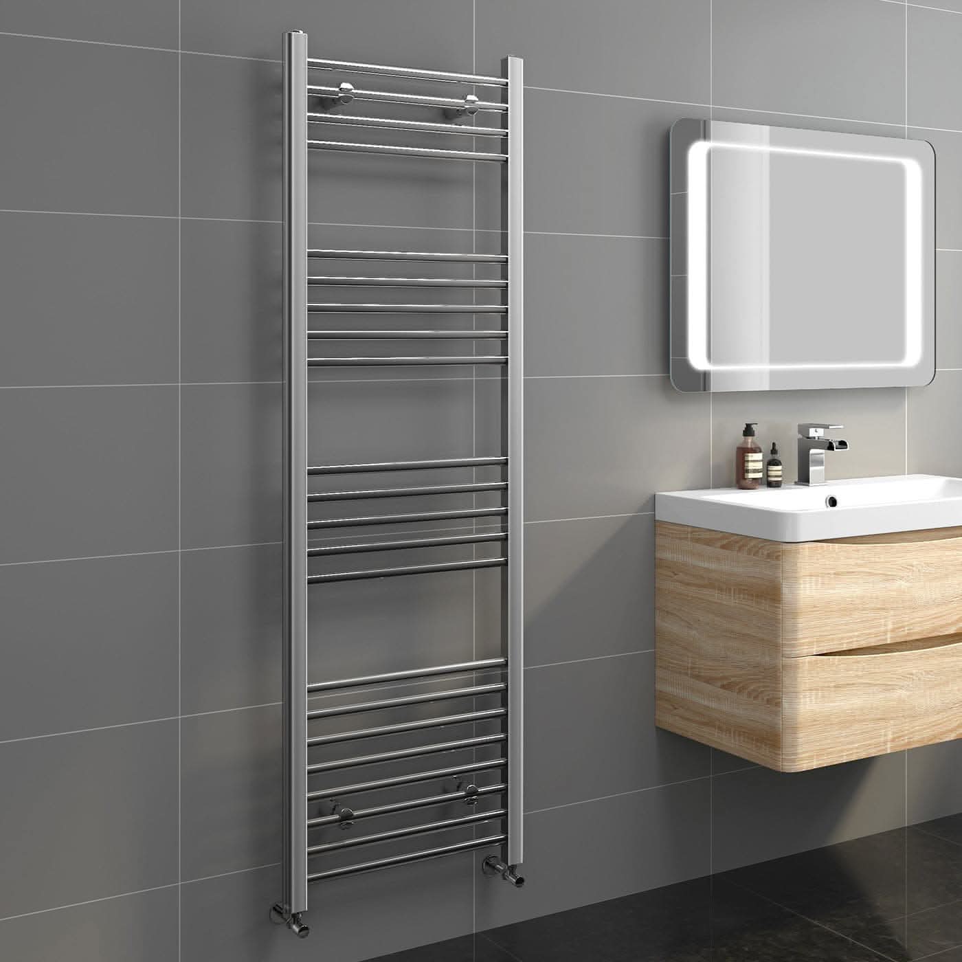 Straight Heated Towel Rail Bathroom Radiator