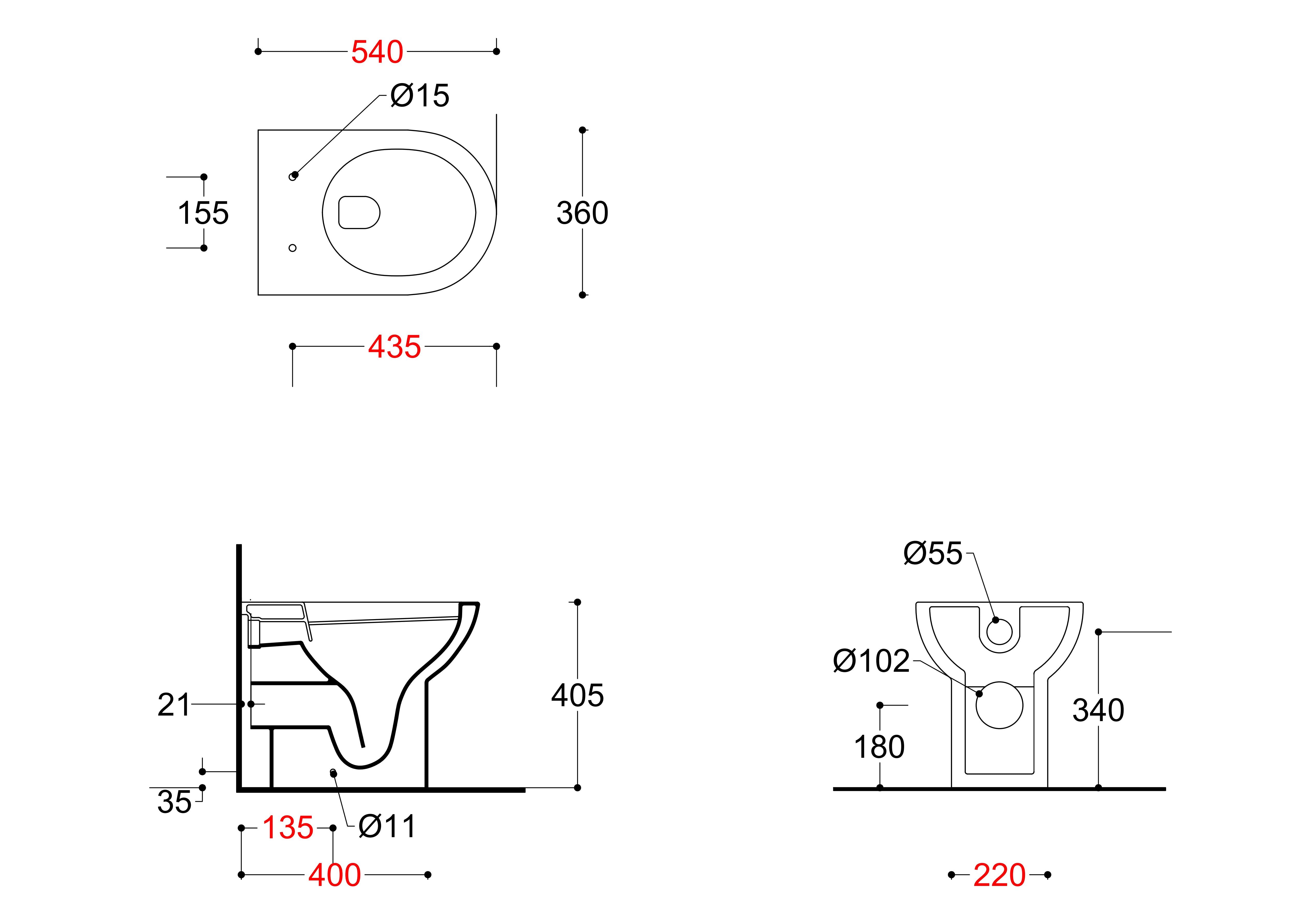iBathUK Paris D-Shaped Toilet Seat, Modern Soft Close Toilet Seat with Top Fix Toilet Seat Fittings and Quick Release