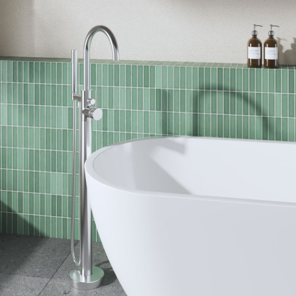 Meander Single Lever Freestanding Bath Shower Mixer Tap