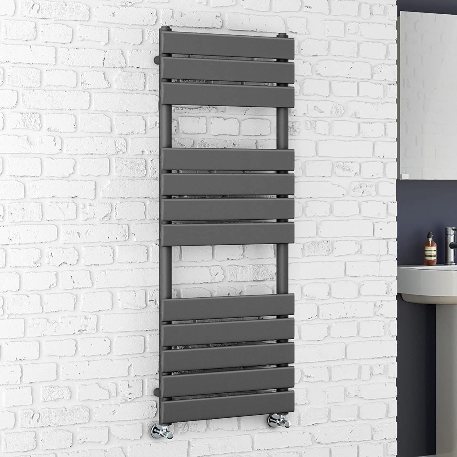 Lambeth Designer Flat Panel Heated Towel Rail