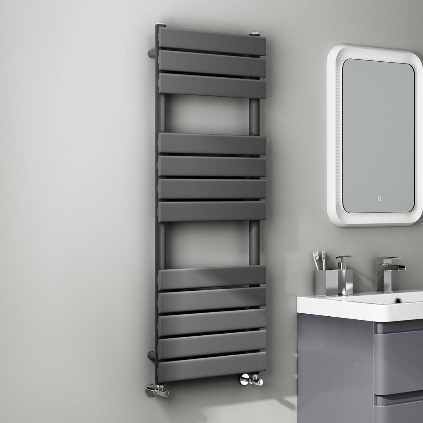 Lambeth Designer Flat Panel Heated Towel Rail
