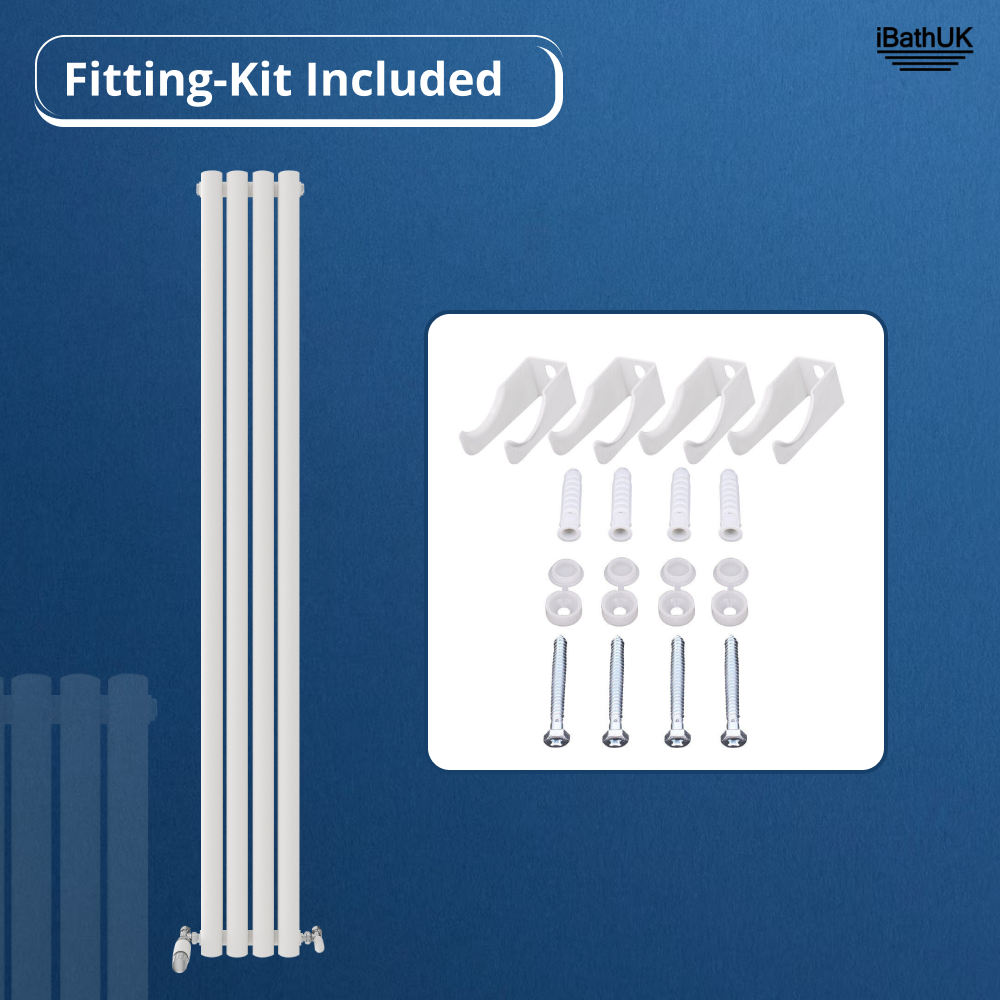 Princia Vertical Double Oval Panel Radiator