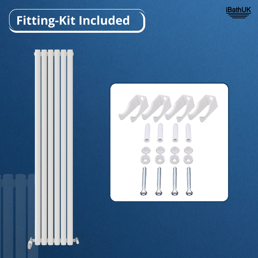 Princia Vertical Double Oval Panel Radiator