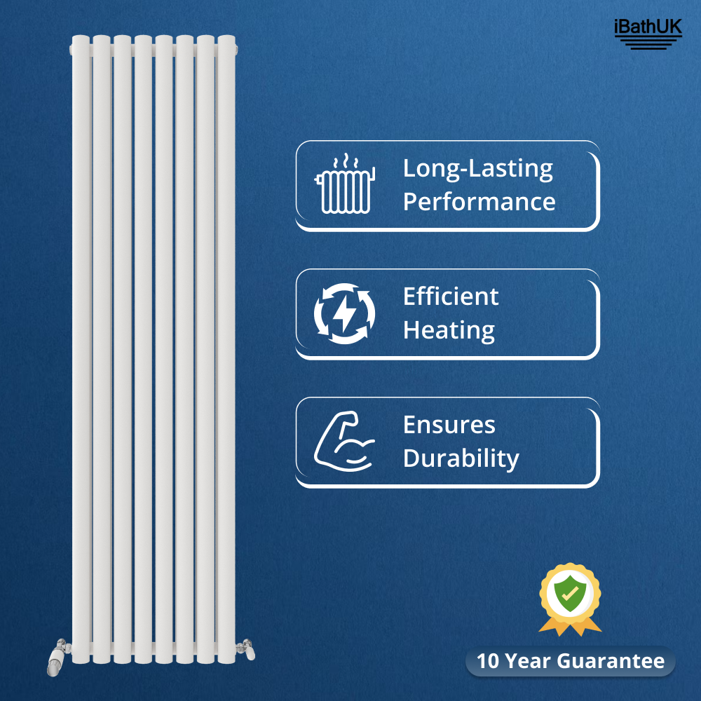 Princia Vertical Double Oval Panel Radiator