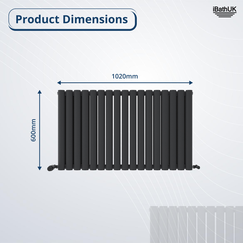Princia Horizontal Double Oval Panel Radiator