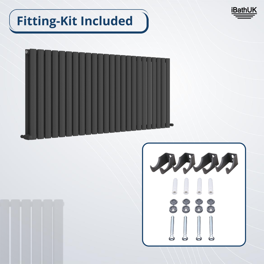 Princia Horizontal Double Oval Panel Radiator