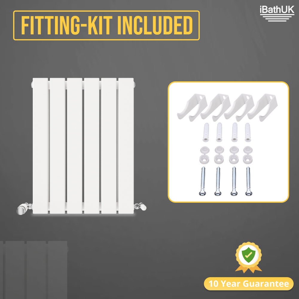 iBathUK Apex Horizontal Double Panel Slim Flat Radiator, Designer Radiator, UK Radiators, Slim Radiators