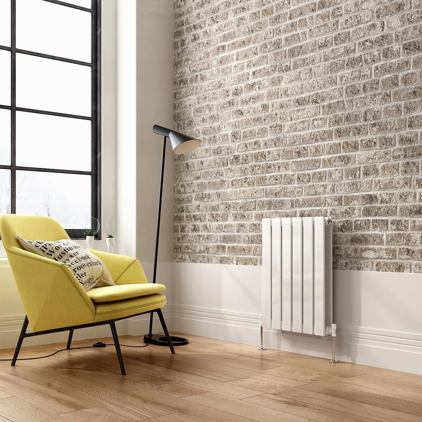iBathUK Apex Horizontal Double Panel Slim Flat Radiator, Designer Radiator, UK Radiators, Slim Radiators
