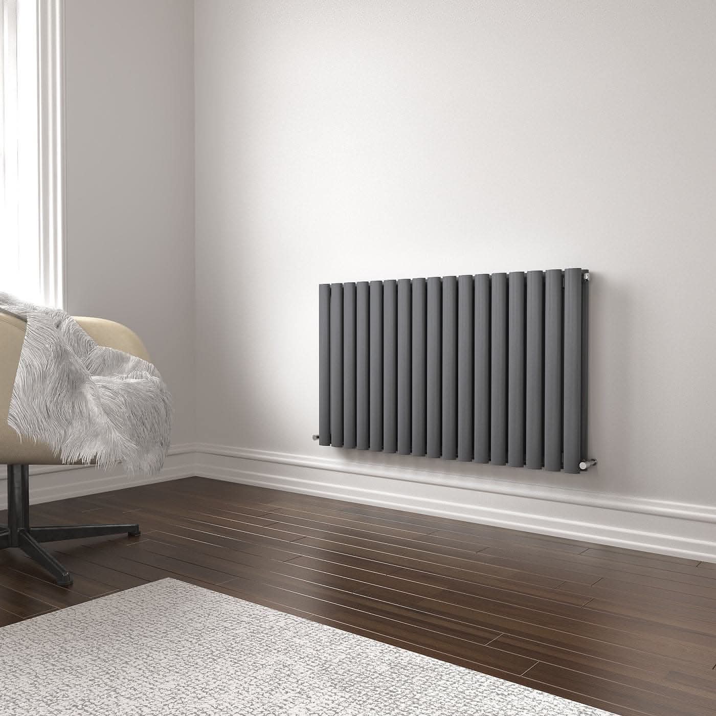 Princia Horizontal Double Oval Panel Radiator