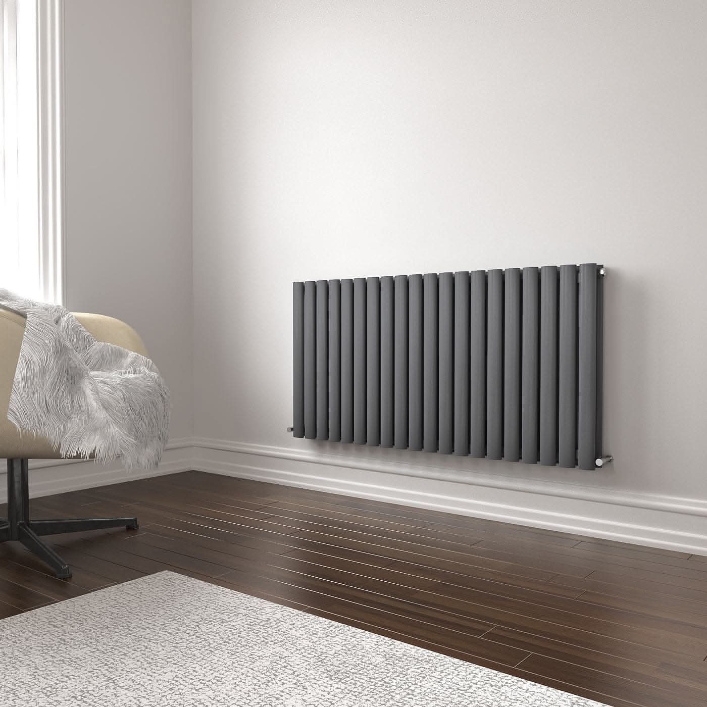 Princia Horizontal Double Oval Panel Radiator