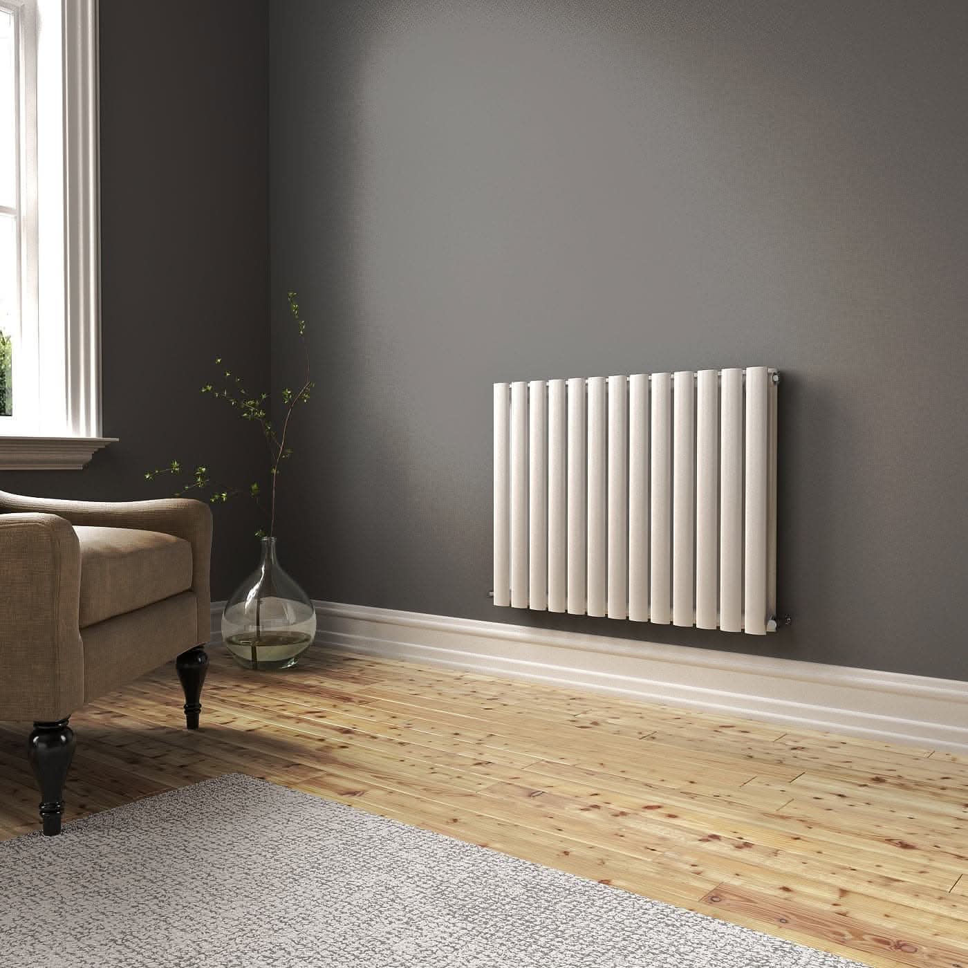 Princia Horizontal Double Oval Panel Radiator