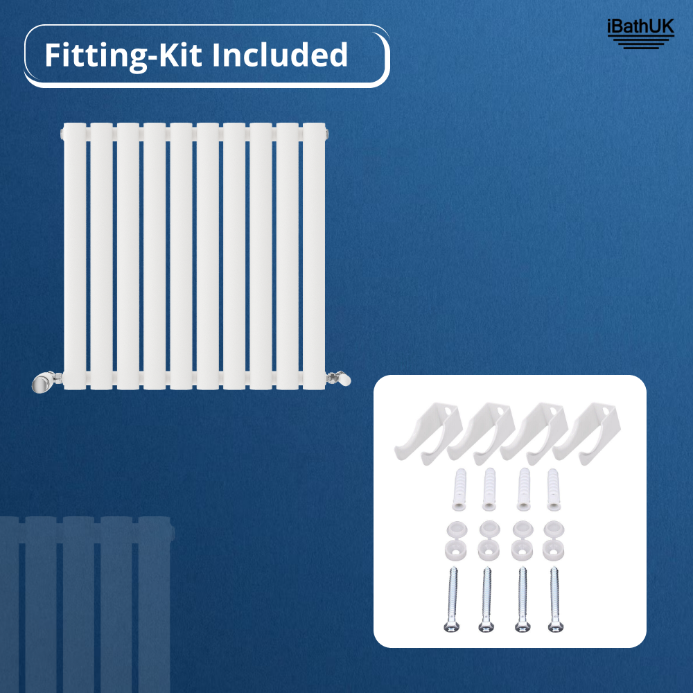 Princia Horizontal Single Oval Panel Radiator