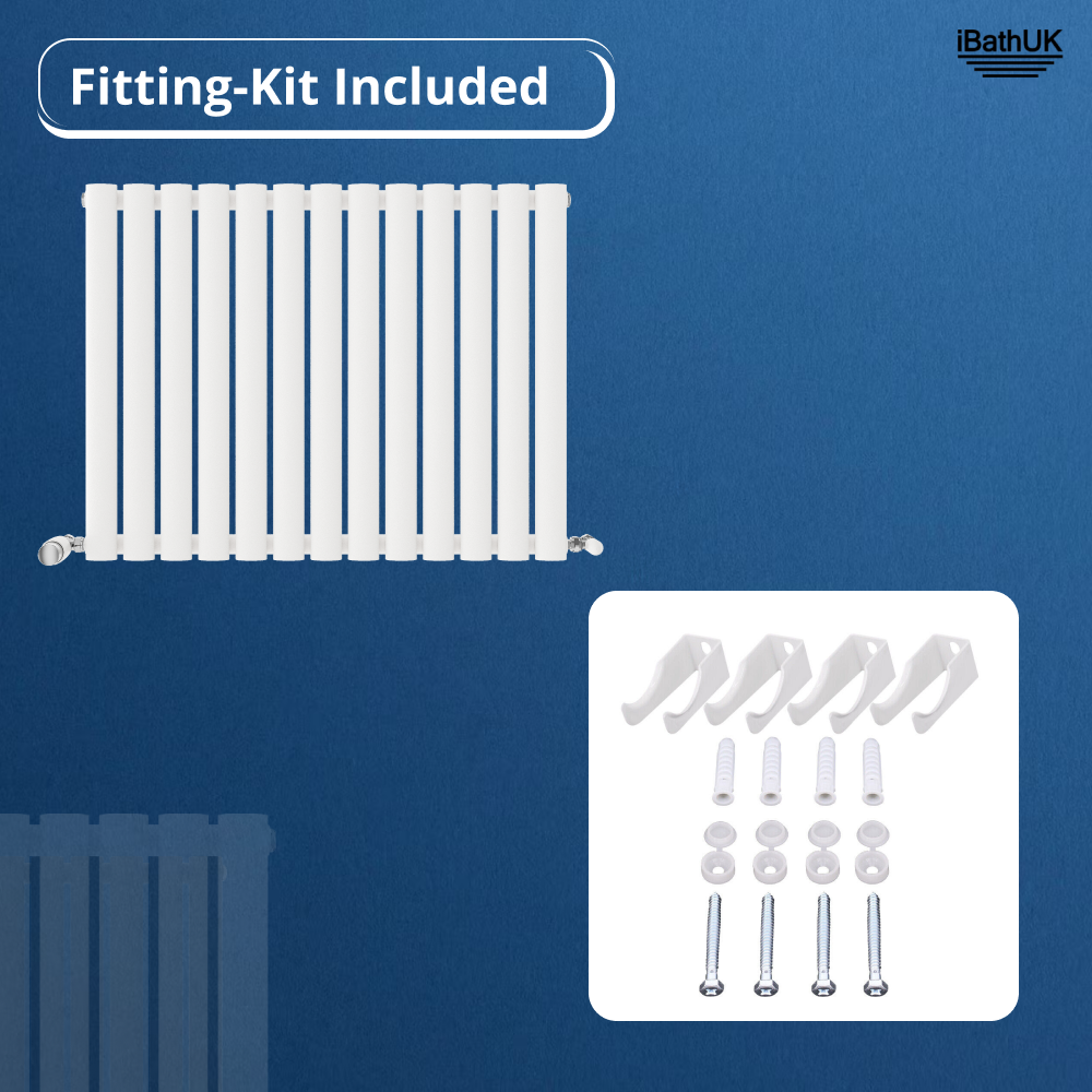 Princia Horizontal Single Oval Panel Radiator
