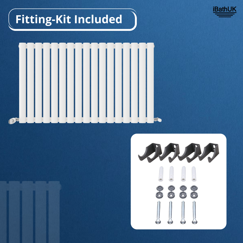 Princia Horizontal Single Oval Panel Radiator