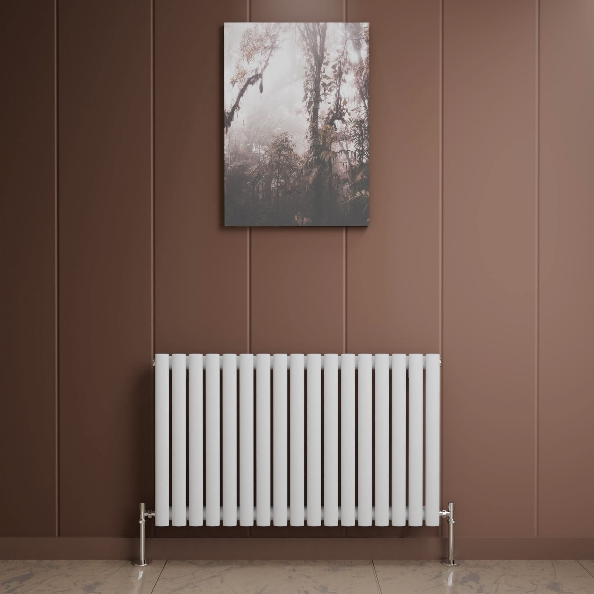 Princia Horizontal Single Oval Panel Radiator