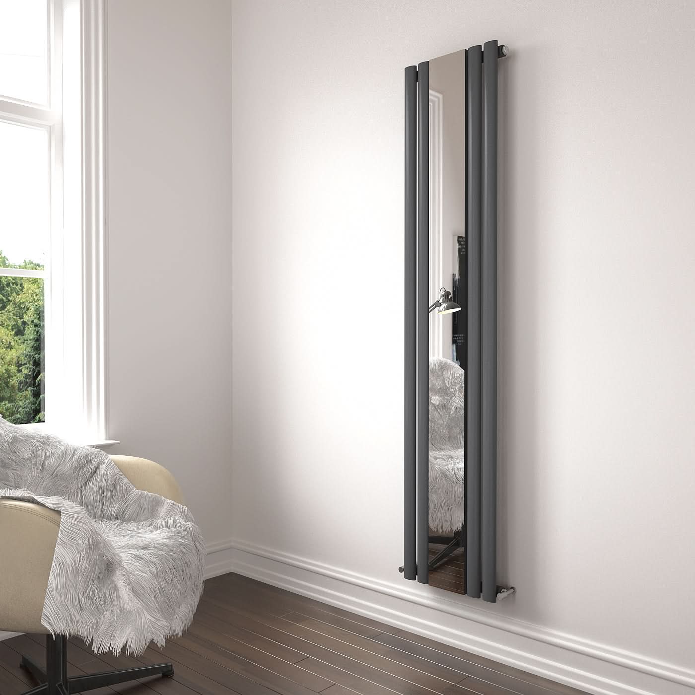 Princia Mirror Radiator - 1800 x 380mm