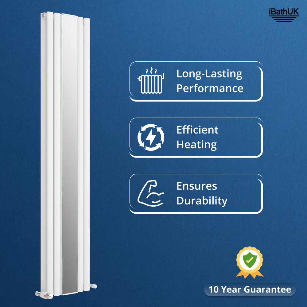 Princia Mirror Radiator - 1800 x 380mm