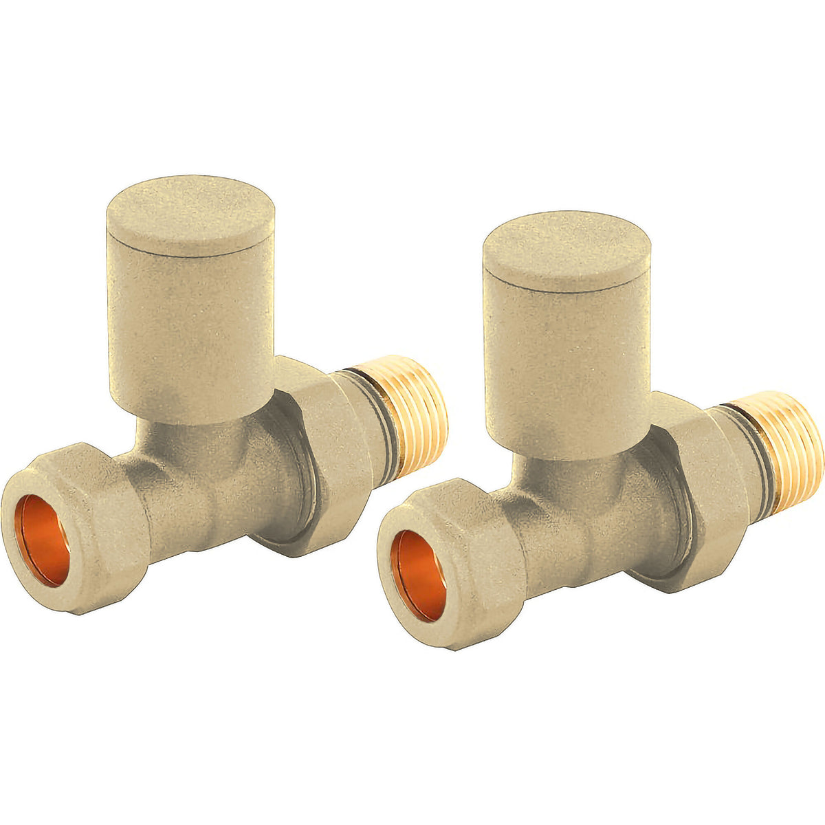 Apra Straight Radiator Valves