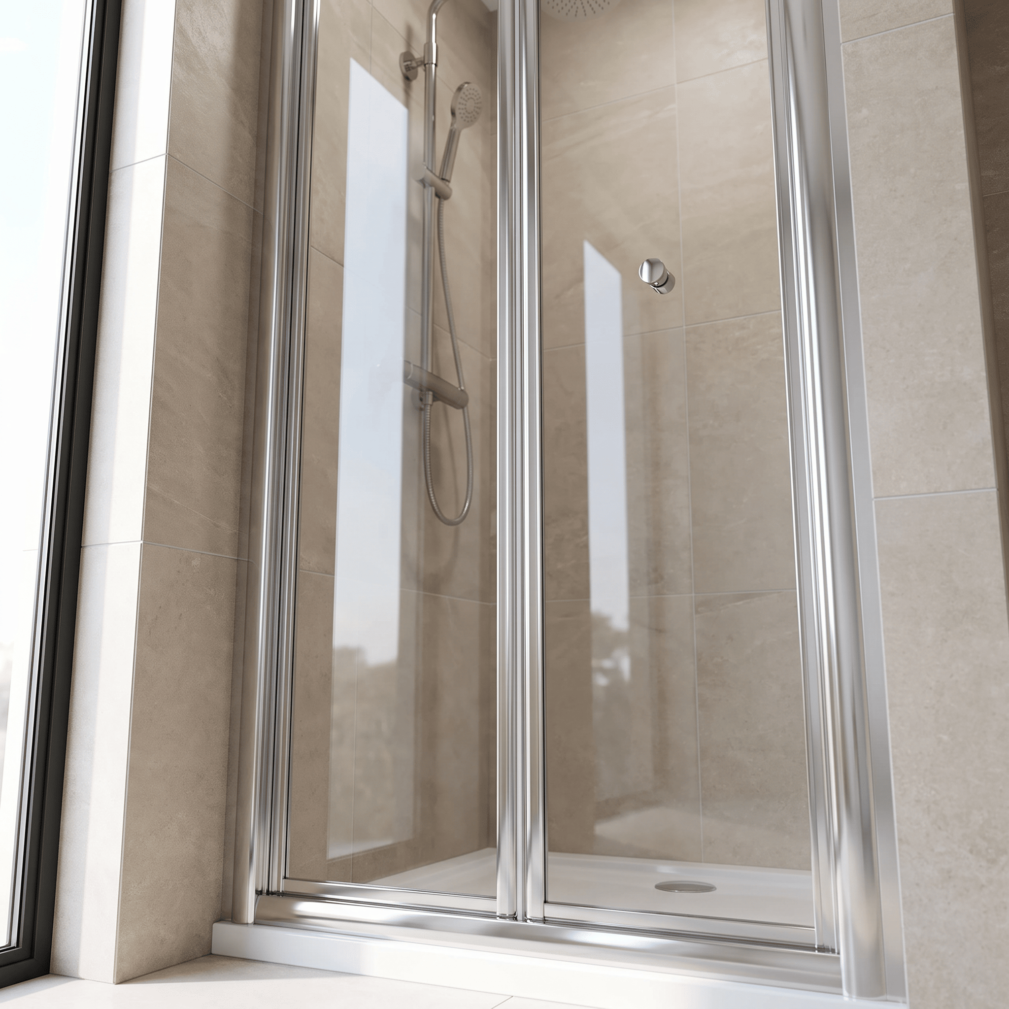 Matrix 4mm Glass Bi-fold Shower Door