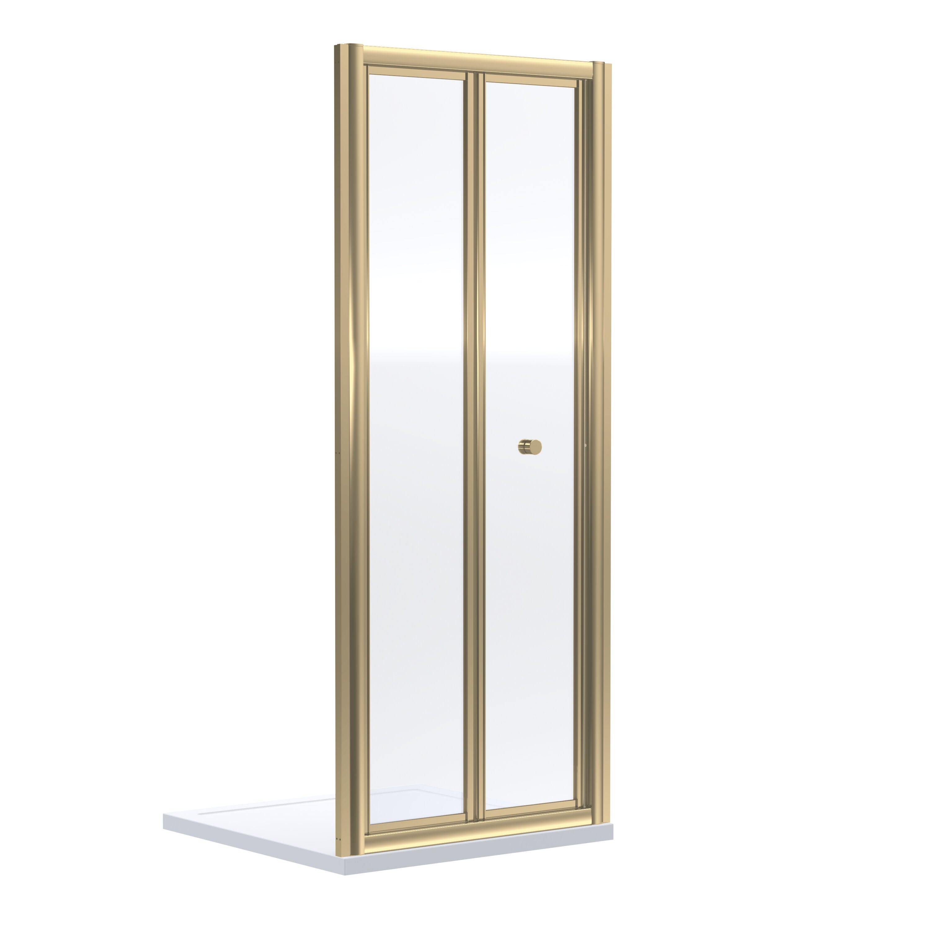 Matrix 4mm Glass Recessed Bi-fold Shower Door