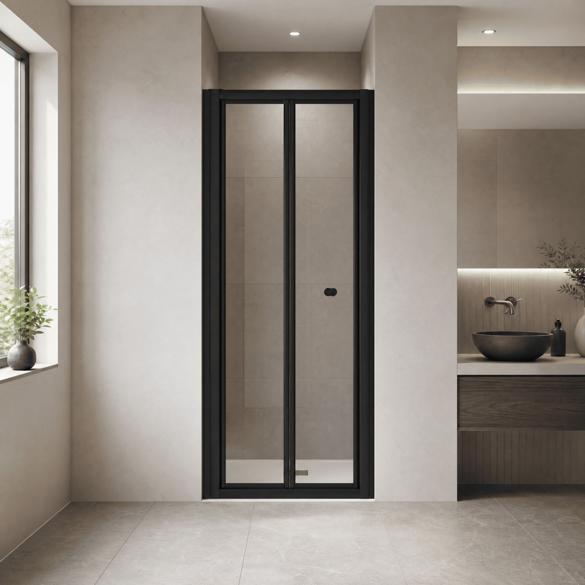 Matrix 4mm Glass Bi-fold Shower Door