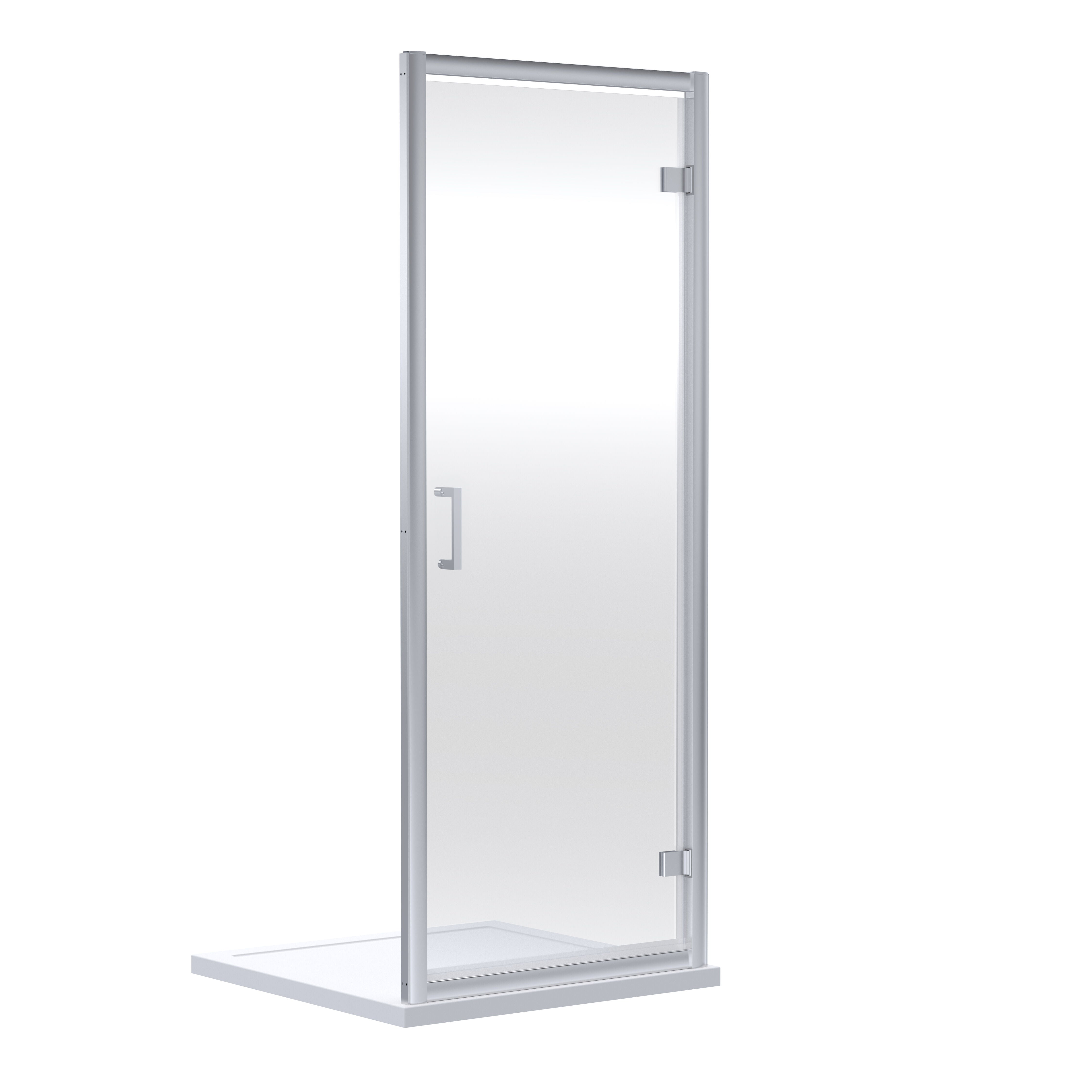 Matrix 6mm Glass Recessed Hinged Shower Door
