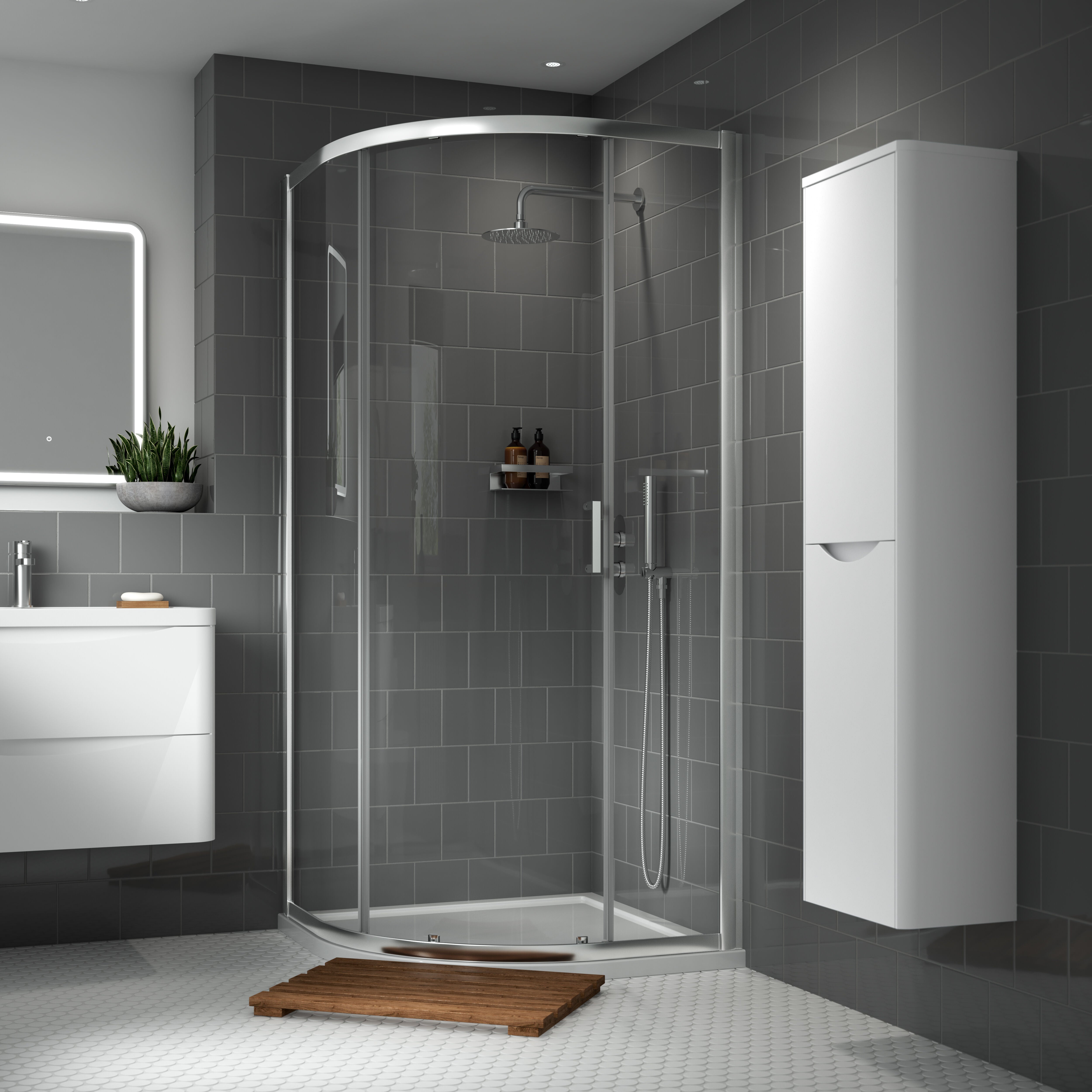 Matrix 6mm Glass Quadrant Shower Enclosure