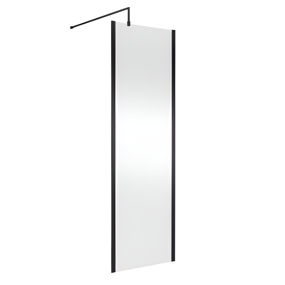 Elysian 8mm Glass Wetroom Panel With Support Bar