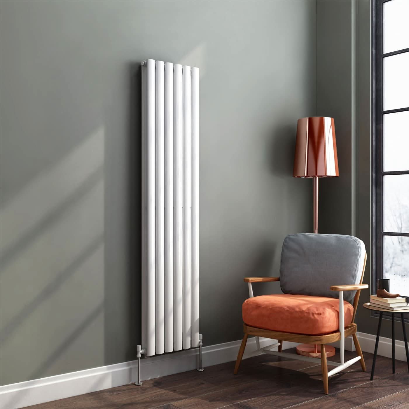 Princia Vertical Oval Double Panel Radiator
