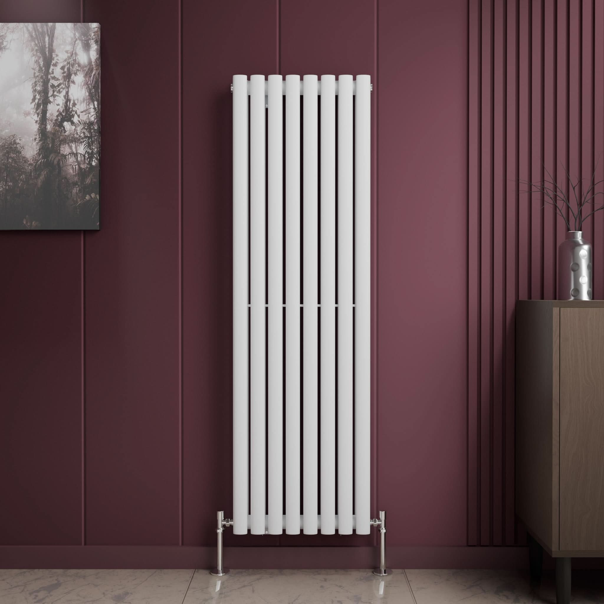 Princia Vertical Oval Double Panel Radiator